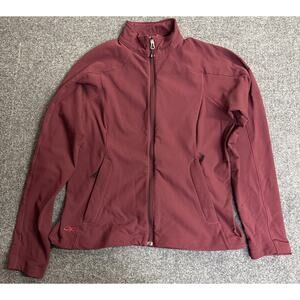 Outdoor Research Women’s Soft Shell Size Large Burgundy Full Zip Jacket